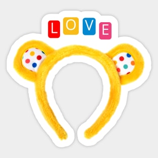 Pudsey Bear Headband Sticker